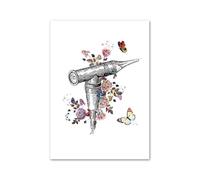 Supkan natomico dell'orecchio Interno Audiologia Coclea Wall Art Canvas Painting Nordic Poster e Stampe Immagini a Parete for la Decorazione della Clinica Medica(C,40X60cm No Framed)