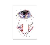 Supkancl Oftalmologo Ottico Eye Anatomy Wall Art Canvas Pittura Astratta Poster E Stampe Immagini A Parete for Doctor Office Decor(G,30X40 cm Unframed)