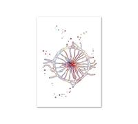 Supkancl Oftalmologo Ottico Eye Anatomy Wall Art Canvas Pittura Astratta Poster E Stampe Immagini A Parete for Doctor Office Decor(C,A4 21X30 cm Unframed)