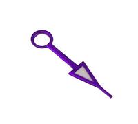 Supkancl Parti di ricambio for lancette dell'orologio luminose verdi, blu cielo e viola, adatte for movimento NH34 GMT NH34A NH35, accessori for orologi da sub da uomo(Only gmt hand C)