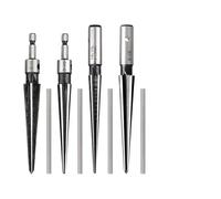 SUPKOUMKBG Alesatore conico in acciaio al carbonio, alesatore conico portatile for gambo esagonale, alesatore manuale(Hex handle 3-13mm)
