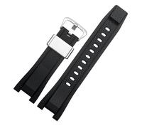 SUPKOUMKBG Cinturino in resina for orologio da uomo, accessorio compatibile for bracciale Casio GST-S130 S110 S100 W130L W100 W110 210(Green)