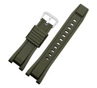 SUPKOUMKBG Cinturino in resina for orologio da uomo, accessorio compatibile for bracciale Casio GST-S130 S110 S100 W130L W100 W110 210(GRAY)