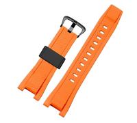 SUPKOUMKBG Cinturino in resina for orologio da uomo, accessorio compatibile for bracciale Casio GST-S130 S110 S100 W130L W100 W110 210(Grey)
