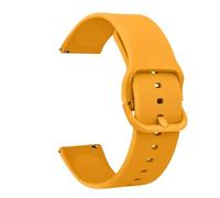 SUPKOUMKBG Cinturino in silicone da 20-22 mm adatto for Watch 3 4 Pro GT 4 46 mm/GT 3/GT Runner/GT 2 Pro/GT 3 Pro(Ginger Yellow,22mm)