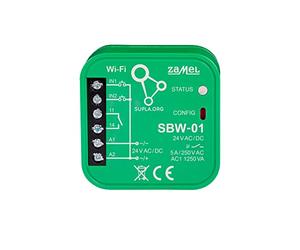 Supla Zamel wireless automatico pratico eccezionale facile da usare sicuro affidabile piccolo sicuro di alta qualità Controller cancello wi-fi 1 canale bidirezionale SBW-01 Zamel