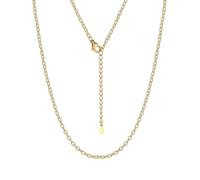 Suplight Collana Donna Oro Catenina Sottile Unisex in Acciaio Inossidabile Placcato Oro 14K Collana a Catena Donna e Uomo Sottile 2mm Lunghezza 41cm Catena per Ciondolo Confezione Regalo