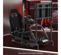 Supllueer Cockpit Per Simulatore Di Guida Da Corsa Con Sedile Nero E Supporto
