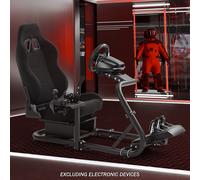 Supllueer Cockpit Per Simulazione Di Corse Con Sedile Nero Compatibile Con G923