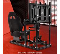 Supllueer Supporto da pilotaggio di Racing Sim con supporto monitor e sedile