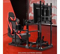 Supllueer Supporto da pilotaggio di Racing Sim con supporto monitor e sedile