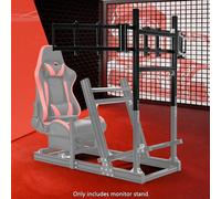 Supllueer Supporto di visualizzazione a tre schermi in alluminio adatto Logitech