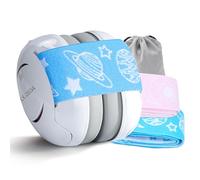 SuplutuX Cuffie Antirumore per Bambini e Neonati - Protezione Acustica fino ai 36 Mesi con Fasce Morbide - Migliora il Sonno in Viaggio