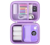 Supmay Bambini Cassa fotocamera Compatibile con ASTGMI per HiMont per TIATUA per CalineGam per Aissom per MYSTILUCK Macchina Fotocamera Istantanea, Stampa sacchetto di archiviazione carta, Violetta