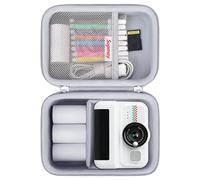 Supmay Bambini Cassa fotocamera Compatibile con ASTGMI per HiMont per TIATUA per CalineGam per Aissom per MYSTILUCK Macchina Fotocamera Istantanea, Stampa sacchetto di archiviazione carta, Grigio