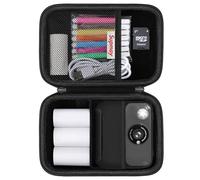 Supmay Bambini Cassa fotocamera Compatibile con ASTGMI per HiMont per TIATUA per CalineGam per Aissom per MYSTILUCK Macchina Fotocamera Istantanea, Stampa sacchetto di archiviazione carta, Nero