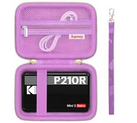 Supmay Cassa di trasporto per KODAK Mini 2 Retro Stampante Foto, Cubo viola | Supporto da viaggio per stampante fotografica portatile con tasca in rete per cavo USB e altri accessori