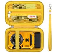 Supmay custodia protettiva dura per KODAK Pixpro WPZ2 - Fotocamera Digitale Compatta 16M Pixel, custodia di viaggio con tasca mesh adatta cavo USB, scheda SD, batteria, Giallo