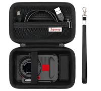 Supmay custodia protettiva dura per KODAK Pixpro WPZ2 - Fotocamera Digitale Compatta 16M Pixel, custodia di viaggio con tasca mesh adatta cavo USB, scheda SD, batteria, Nero