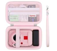 Supmay custodia protettiva dura per KODAK Pixpro WPZ2 - Fotocamera Digitale Compatta 16M Pixel, custodia di viaggio con tasca mesh adatta cavo USB, scheda SD, batteria, Rosa gelatina