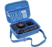 Supmay Custodia rigida da viaggio per fotocamera digitale Sony ZV-1F / ZV-1 / ZV-1 II, custodia protettiva adatta per kit di accessori Vlogger treppiede e microfono, tasca extra con cerniera per