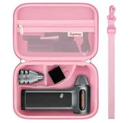 Supmay Custodia rigida per spolverino ad aria compressa WOLFBOX MF200/MF100/MF50, senza fili, compatibile con MF200/100/50, con tasca in rete con cerniera per riporre ugelli, spazzole, rosa