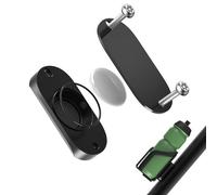 SUPMEGA AirTag Supporto per Bici, Supporto in Lega di Alluminio Protettivo Impermeabile Nasconde AirTag sotto il Portaborraccia della Bicicletta, Antifurto e Anti-Shake