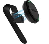 SUPMEGA Supporto magnetico per parasole auto per OOONO CO-Driver NO2 | Superficie in pelle di alta qualità, tenuta sicura sul parasole, design compatto, fissaggio rapido