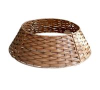 Supoion Collare per albero di Natale in tessuto per la casa dell'albero di Natale vestito base elegante gonna collare albero