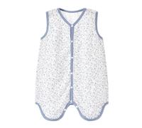 Supolian Sacco nanna estivo per bambini da 6 a 48 mesi, coperta portatile per neonati, coperta per bambini, TOG 0,23, 11 colori, biancheria da notte per bambini (piccolo fiore blu, XL (100-110 cm)