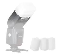 Supon Diffusore flash per flash Speedlite Godox TT520 TT560, confezione da 3, bianco