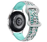 Supore Cinturino in Silicone Galaxy Watch 6 40mm 44mm, Two-Toned Cinturino Leopardo Inciso per Galaxy Watch 7/Galaxy Watch 6 Classic 47mm 43mm/Galaxy Watch 5/4 40mm 44mm/Watch 5 Pro 45mm