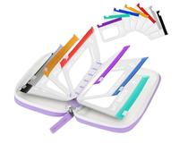 Supplement Organizer Case, 14 Compartments Waterproof Zippered | with 14 Compartments Zippered Reusable Travel Pouch for Elderly, Kids, Women, Home, Fridge, Office, Morning, Afternoon, Night