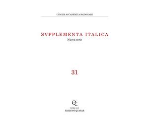 Supplementa Italica. Nuova serie (2019) (Vol. 31)