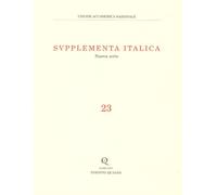 Supplementa Italica. Nuova Serie. 23 - [Quasar]