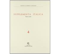 Supplementa italica. Nuova Serie. Vol. 4 - [Quasar]