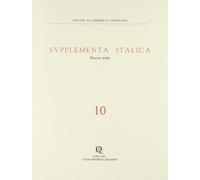 Supplementa italica. Vol. 10 - [Quasar]