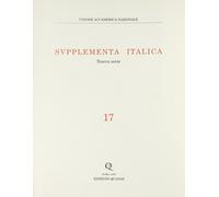 Supplementa italica. Vol. 17 - [Quasar]