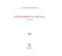 Supplementa Italica . Vol. 28 - [Quasar]
