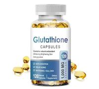 Supplemento di glutatione ， Supporta l'anti-invecchiamento | Anti-ossidante | Salute della pelle | Salute epatica e disintossicazione | 120 COUNT,2pcs