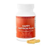 Supplemento felice di cartamo - Formula di supporto emotivo vegano, Focus, Aiuto per il sonno, Salute del cervello,1pcs