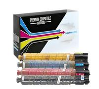 SuppliesOutlet Cartuccia toner compatibile di ricambio per Ricoh Aficio MP C300 / 841295 / 841296 / 841297 / 841298 / 841724 / 841725 / 841726 / 841727 (C, M, Y, K, 4 pezzi)
