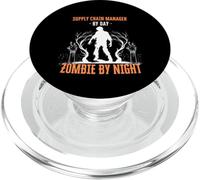 Supply Chain Manager di Day Zombie by Night Divertente Halloween PopSockets PopGrip per MagSafe