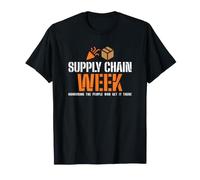Supply Chain Week Logistica Squadra Festa Britannico Maglietta