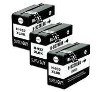 Supply Guy 3 Cartucce Per Stampanti con Chip compatibile con HP 932 932XL Nero per HP OfficeJet 6100 6600 6700 7110 7510 7600 7610 7612