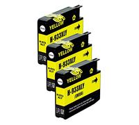 Supply Guy 3 Cartucce Per Stampanti con Chip compatibile con HP 933 933XL Giallo per HP OfficeJet 6100 6600 6700 7110 7510 7600 7610 7612