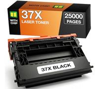 Supply Guy 37X CF237X Toner Nero compatibile con HP 37X 37A 37Y CF237A con LaserJet Enterprise Flow MFP M631h M632z M633z M608dn M608n M608x M609dh M609dn M609x M631z (1x cartuccia Toner con Chip)
