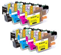 Supply Guy 8 XL cartucce compatibile con Brother LC-3213 per DCP-J572dw DCP-J770 DCP-J772dnw DCP-J772dw DCP-J774dw MFC-J490 MFC-J491dw MFC-J497dw MFC-J890dw MFC-J890 MFC-J895dw