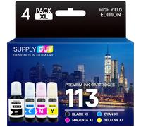 Supply Guy Inchiostro compatibili con Epson 113 per EcoTank ET-5150 ET-5170 ET-5