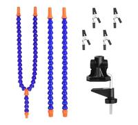 Support à souder de troisième main - Outil avec 4 reggiseni flessibili et pince de table | Support PCB rotatif pour soudure, modélisme, peinture de figurine, électronique, bricolage, station de